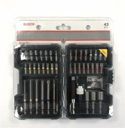 Bosch накрайници, битове, вложки и държачи 43 части