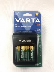 Импулсно SMART зарядно и батерии 4хАА VARTA